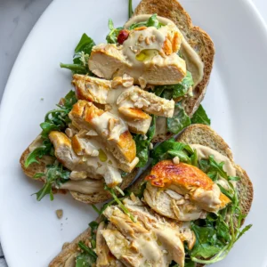 tostas de pollo
